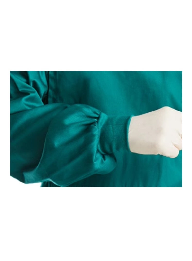 أثواب جراحية، أثواب طبية خاصة لغسل اليدين، أثواب عزل، ملابس عمل طويلة الأكمام للطبيبات، ملابس غسل اليدين، أثواب جراحية (خضراء). - Image 4